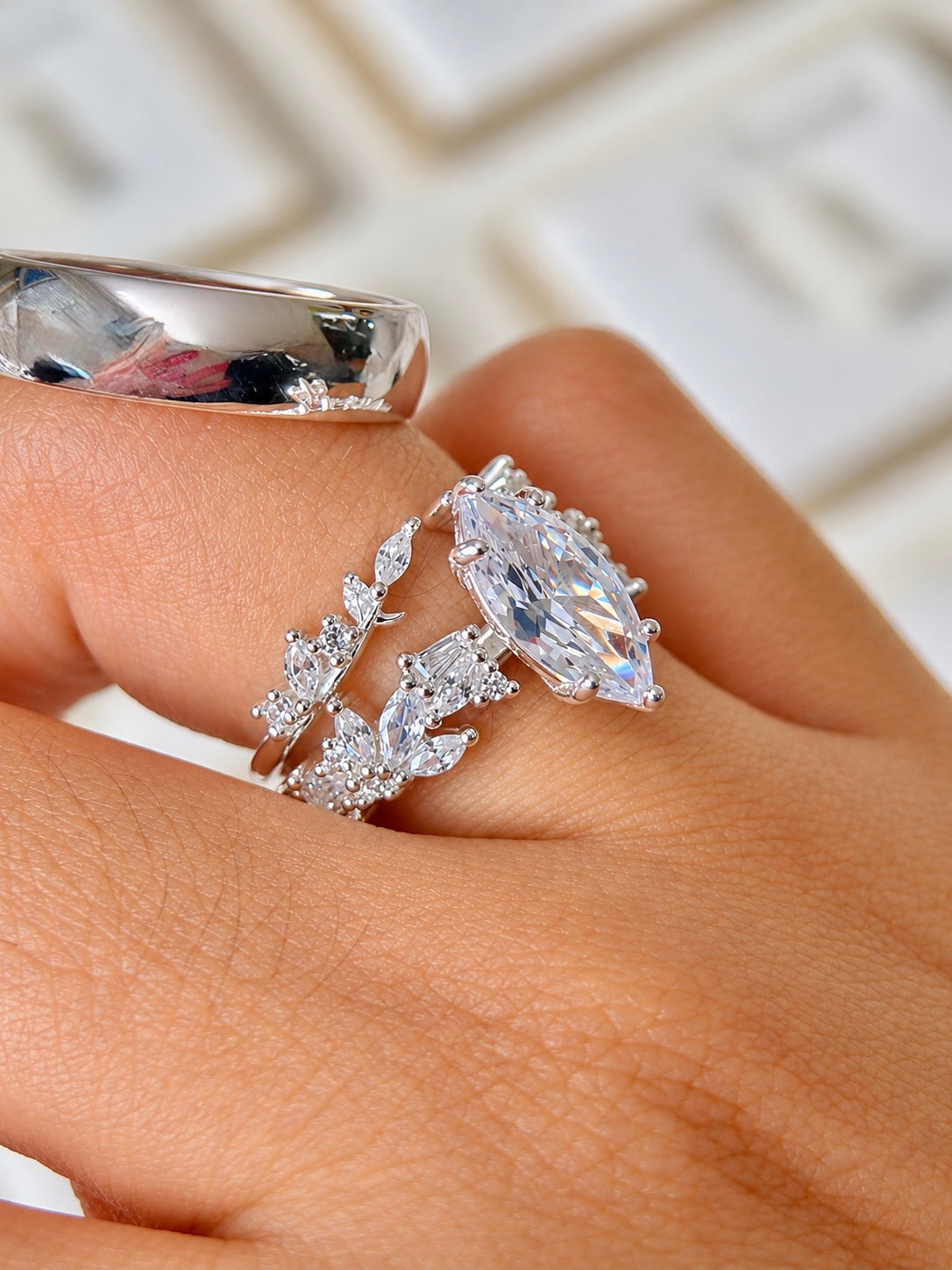 Anillos Trío de Boda