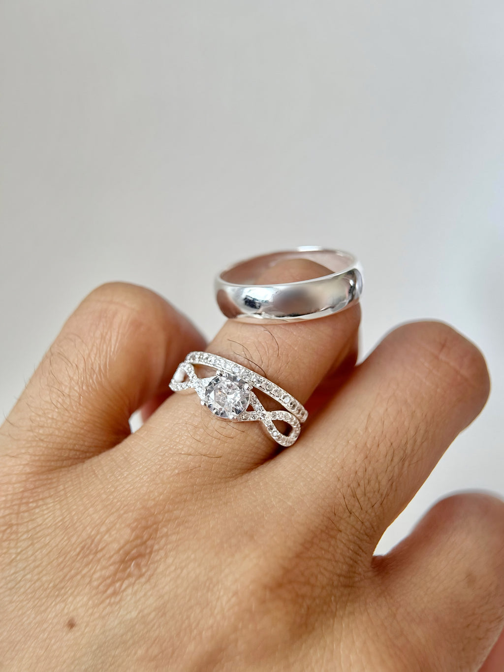 Anillos Trío De Boda