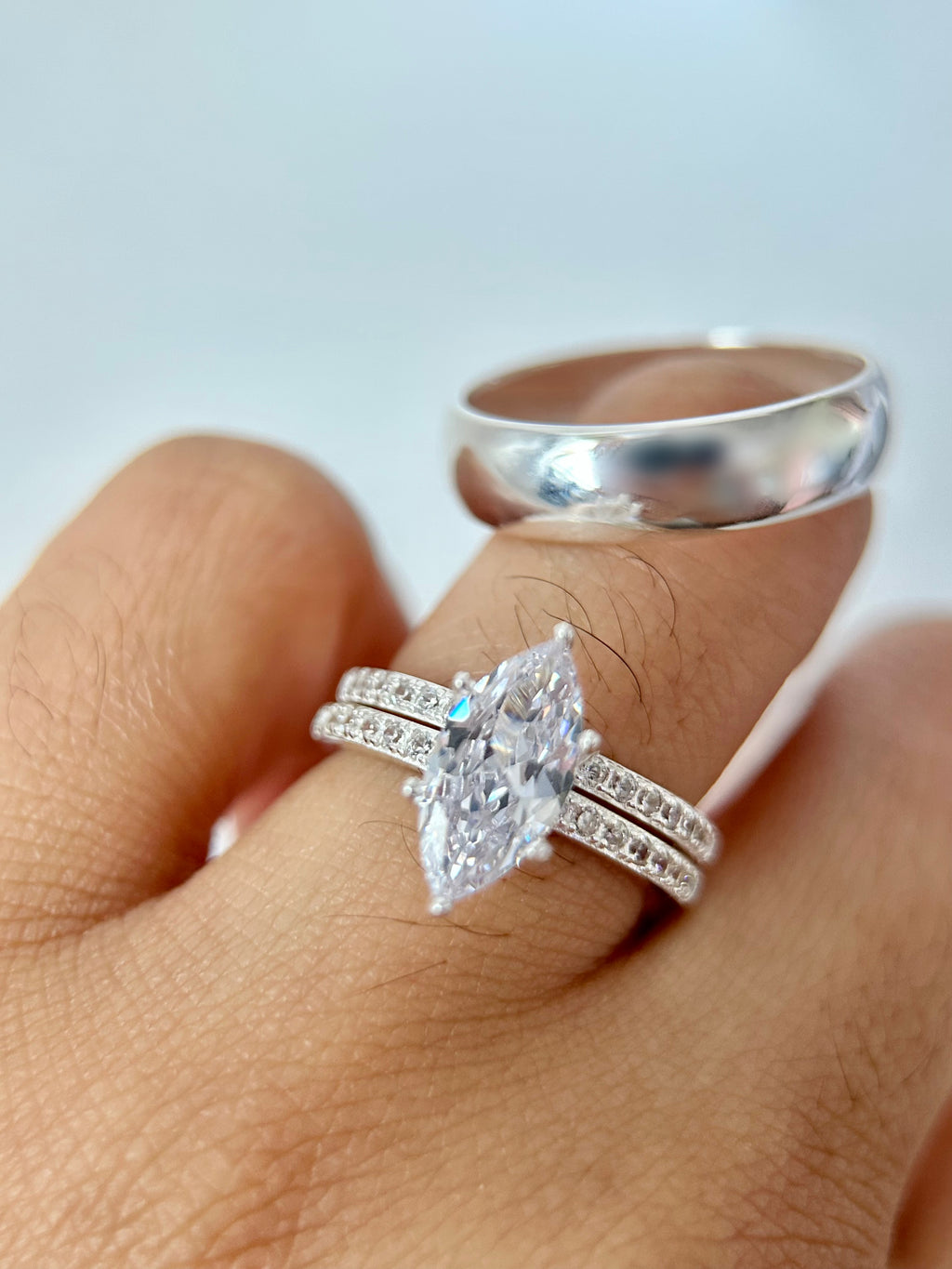 Trío Anillos De Boda