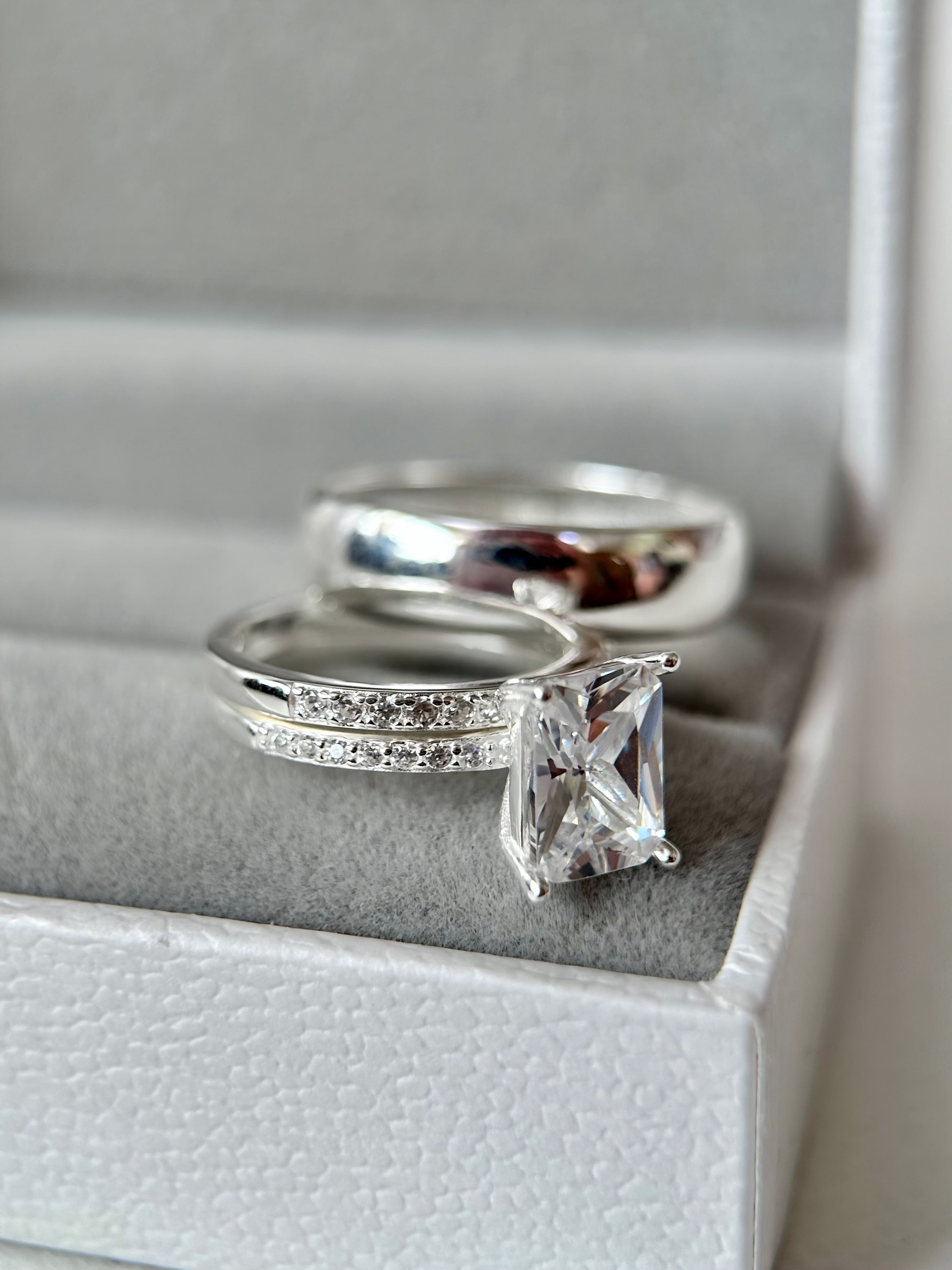 Anillos Trío De Boda