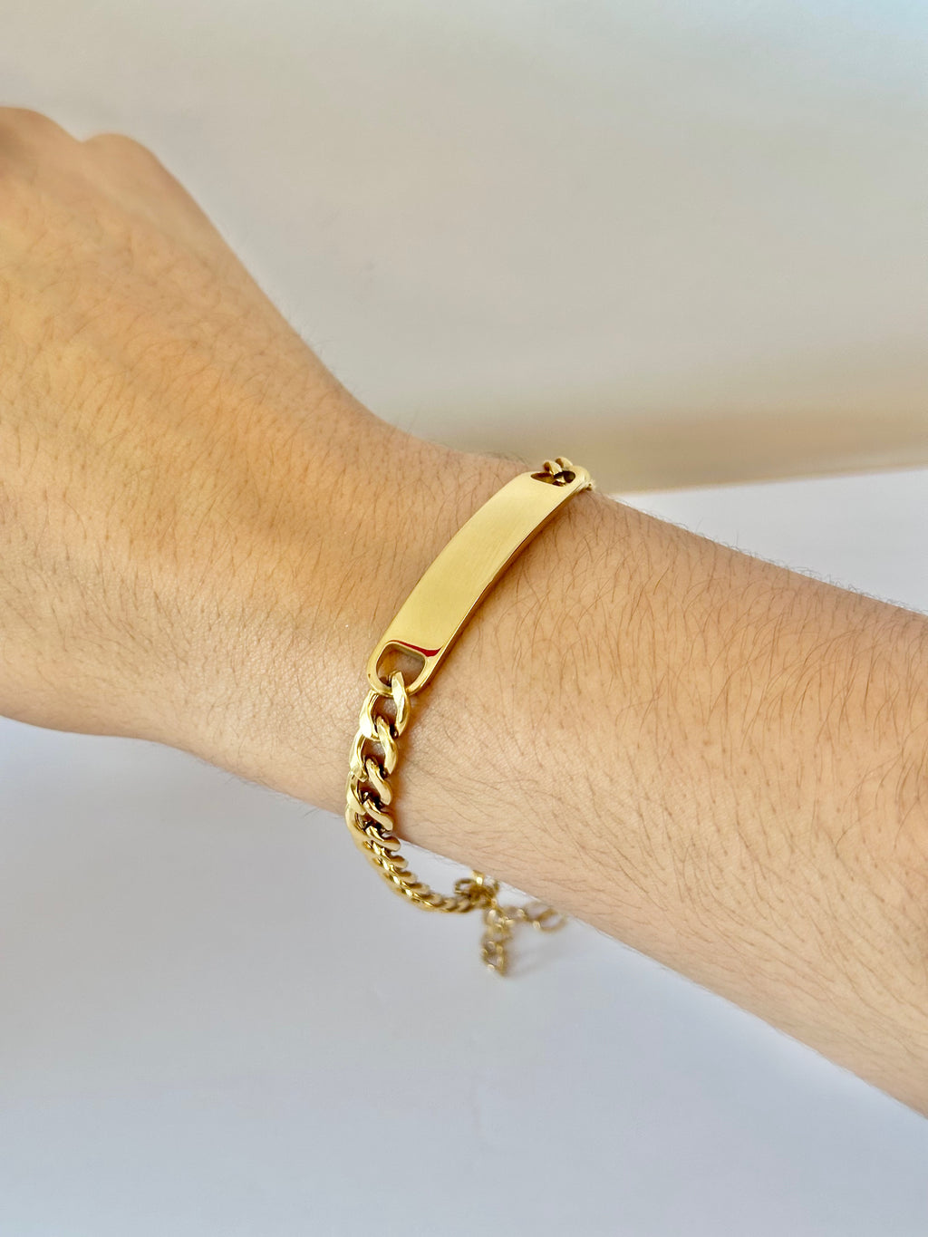 Guillo con Placa Grabable, Acero Inoxidable