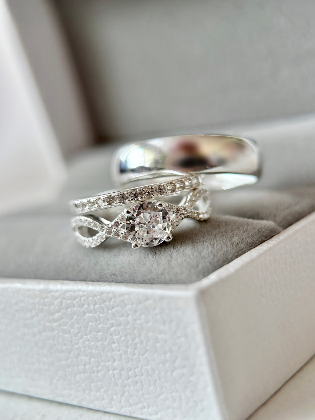 Anillos Trío De Boda