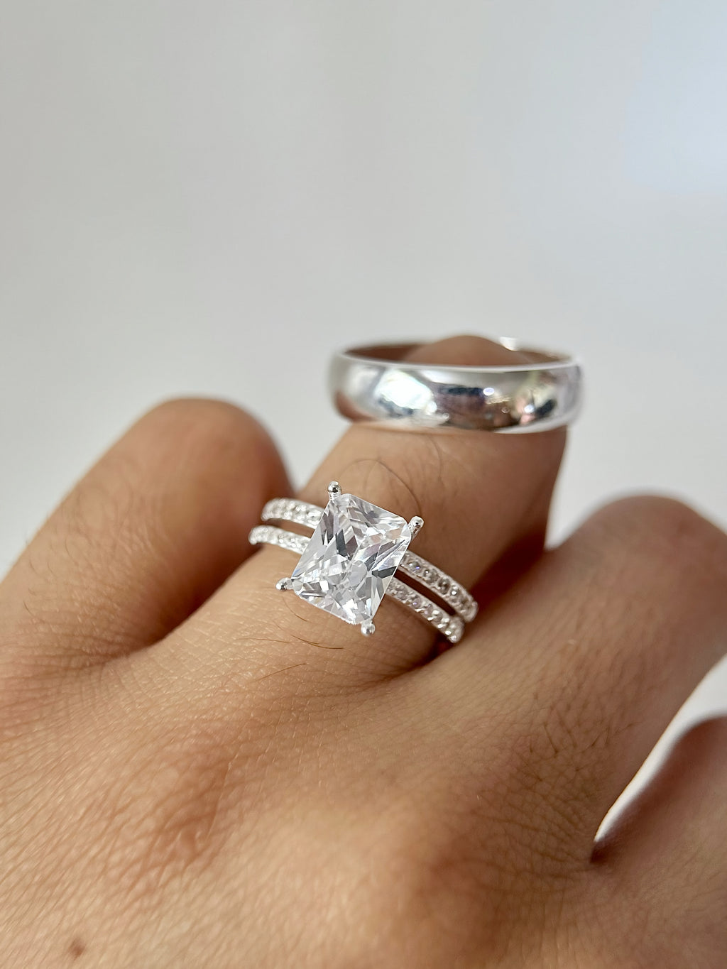 Anillos Trío De Boda