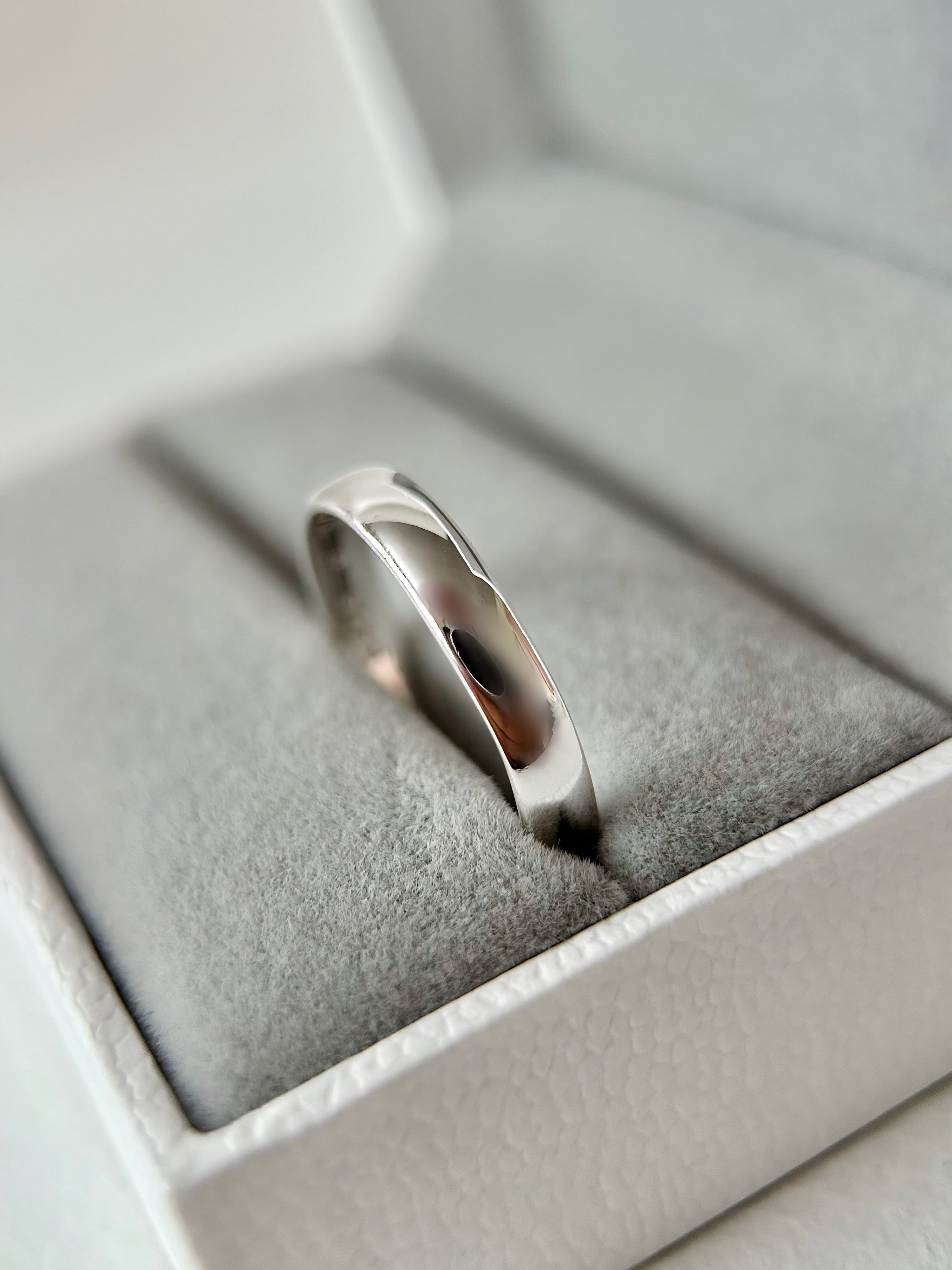 Anillo Hombre Aro Liso Fino