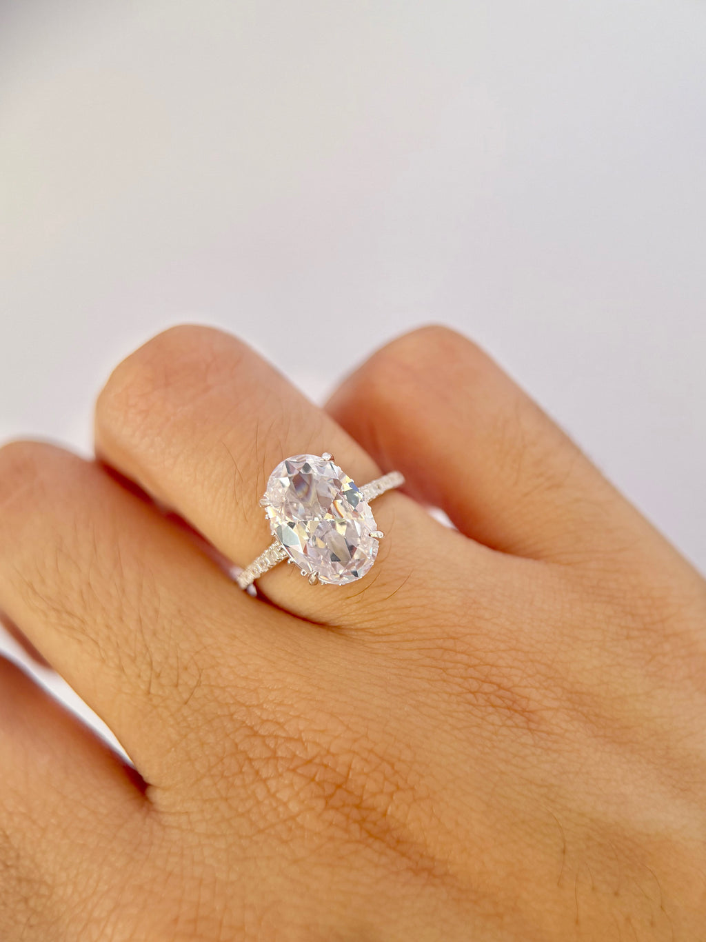 Anillo De Compromiso Ovalado
