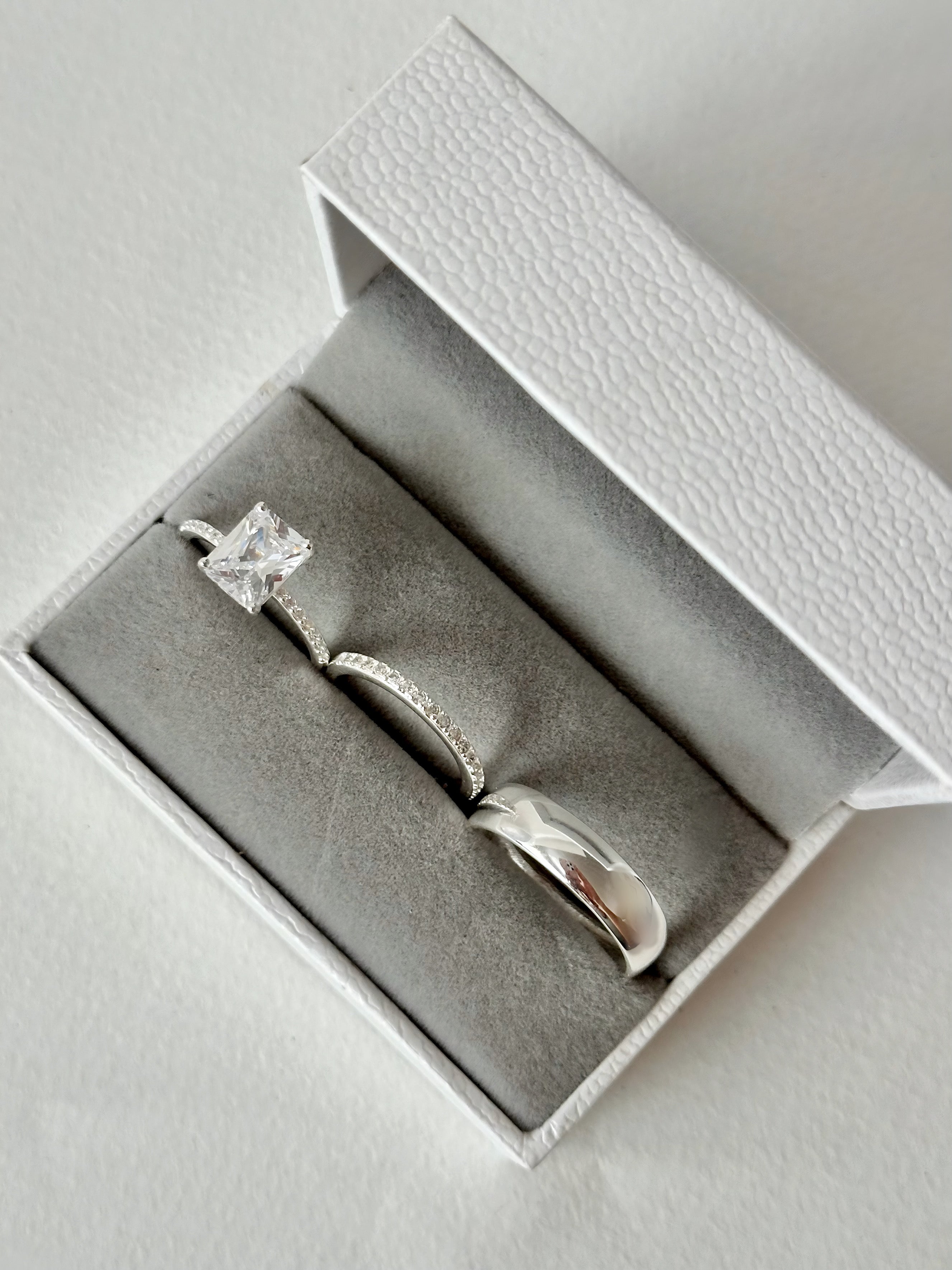 Anillos Trío De Boda