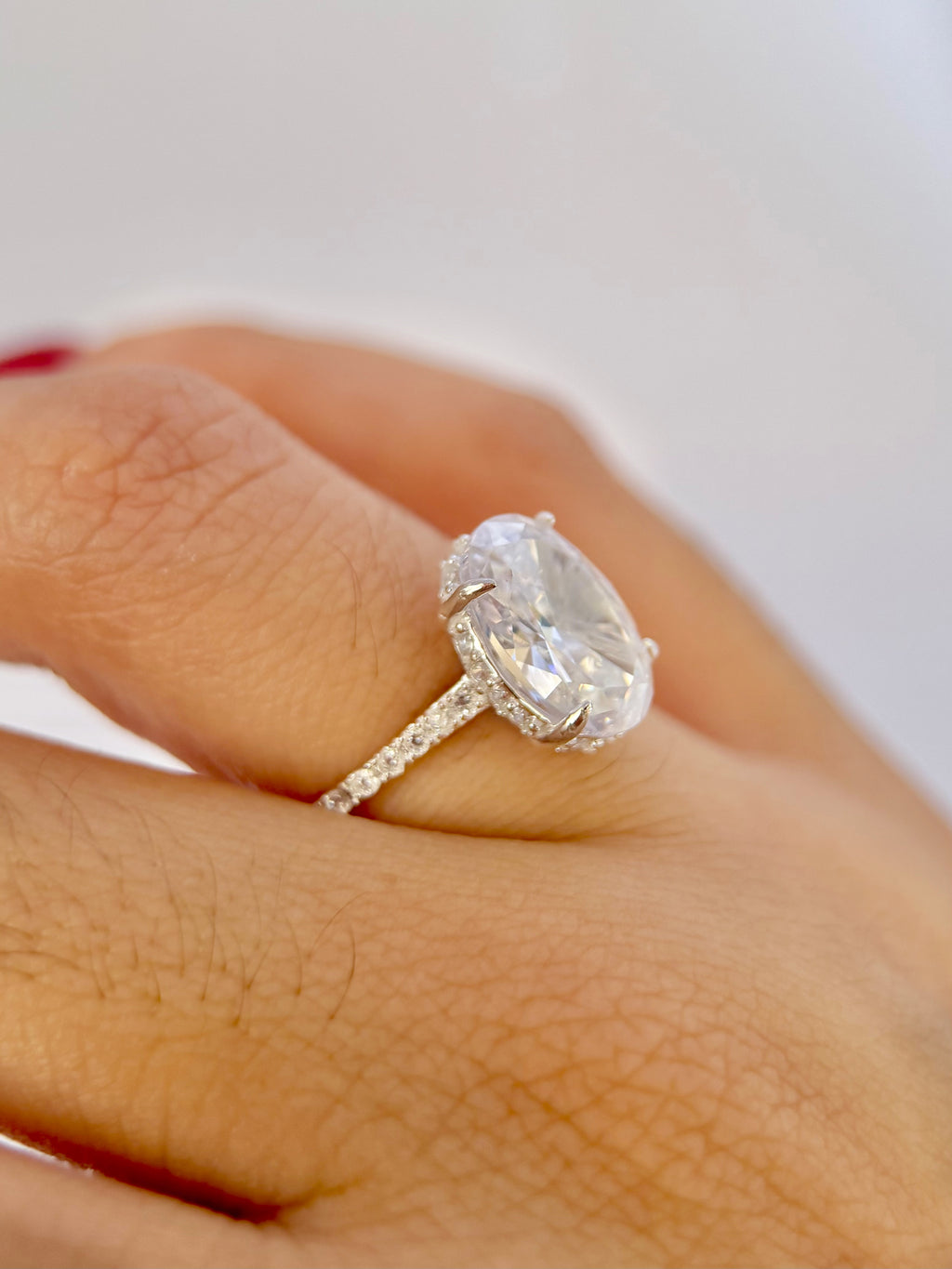 Anillo De Compromiso Ovalado