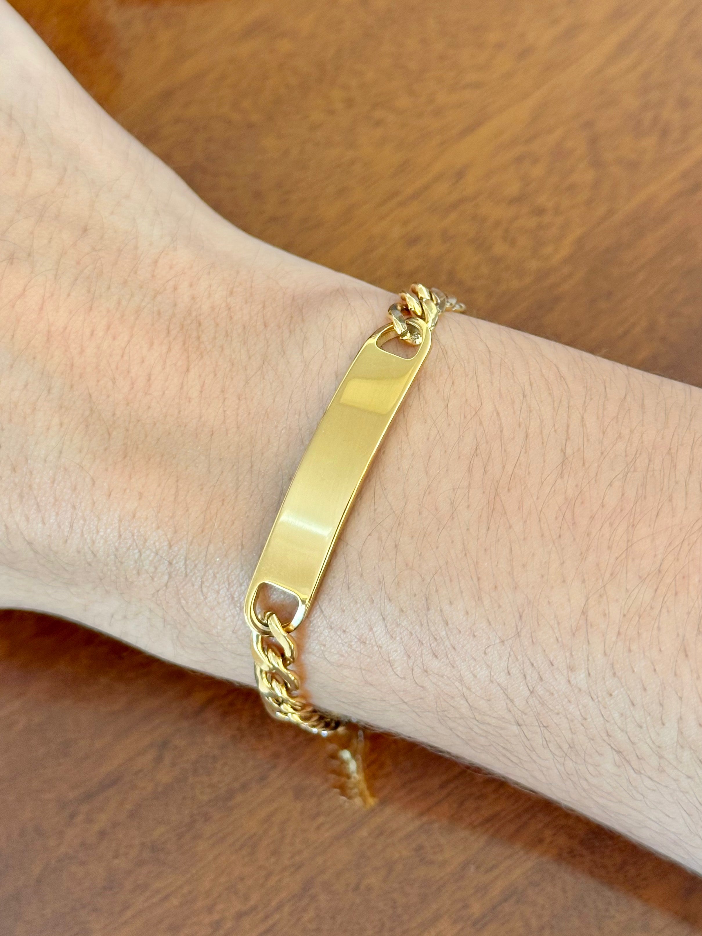 Guillo con Placa Grabable, Acero Inoxidable