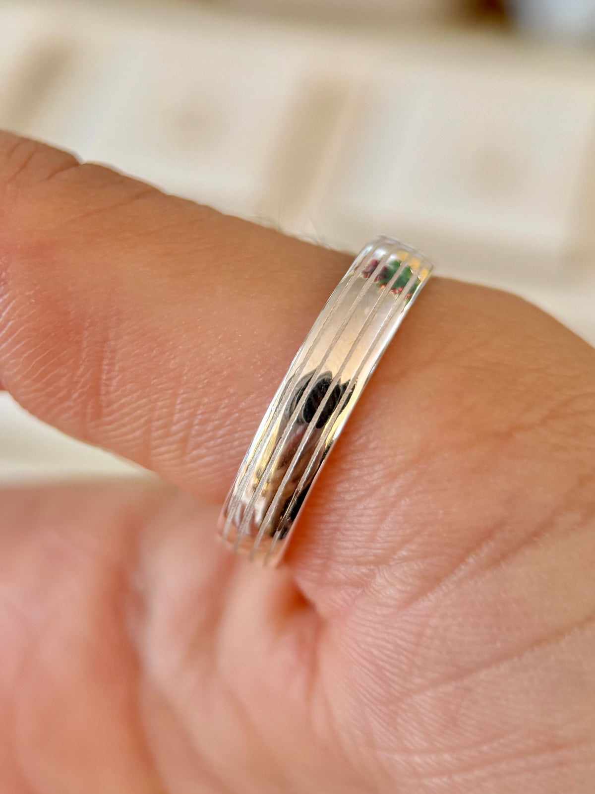 Anillo Para hombre, semi Liso