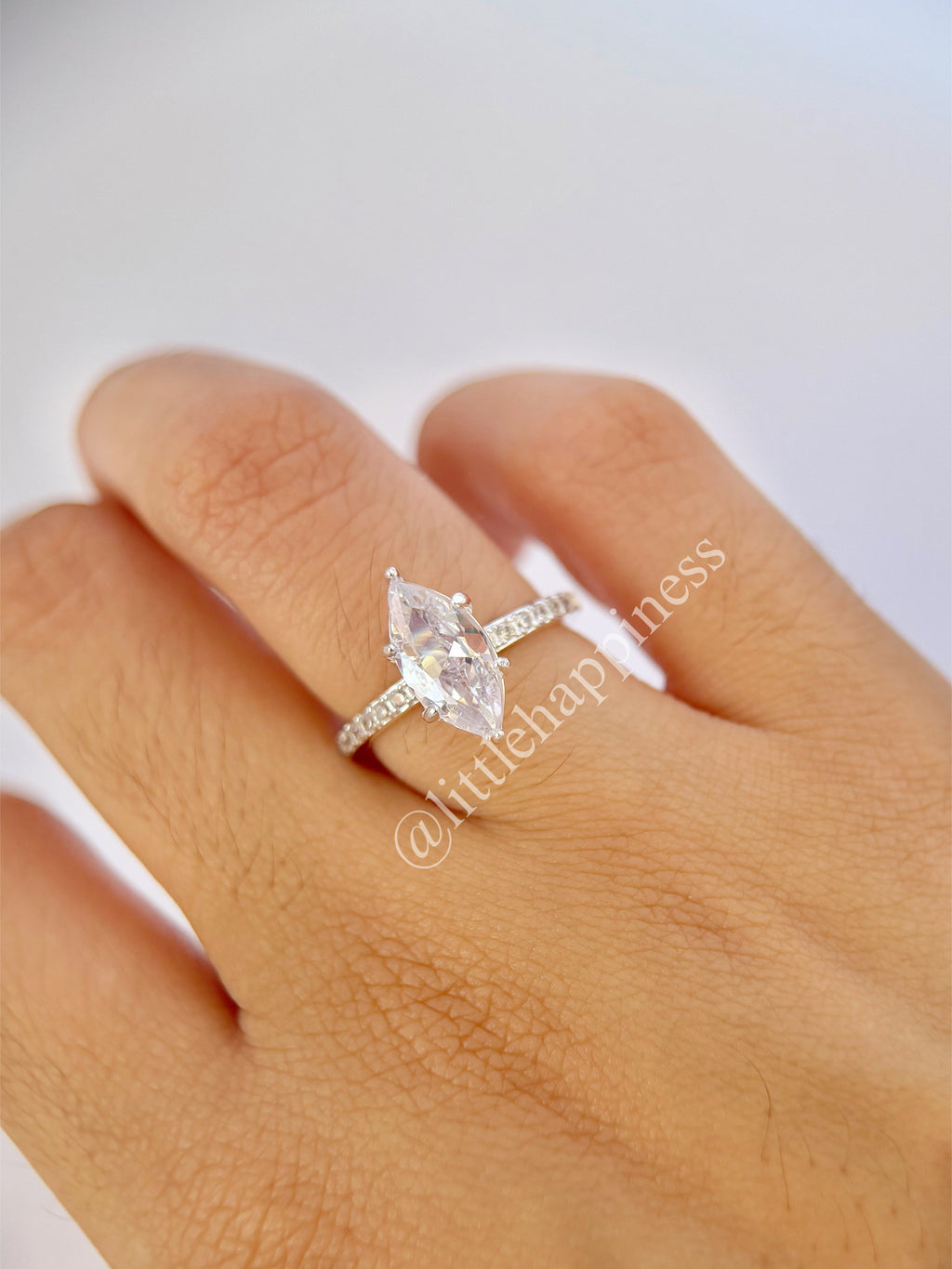 Anillo Compromiso Corte Marquesa