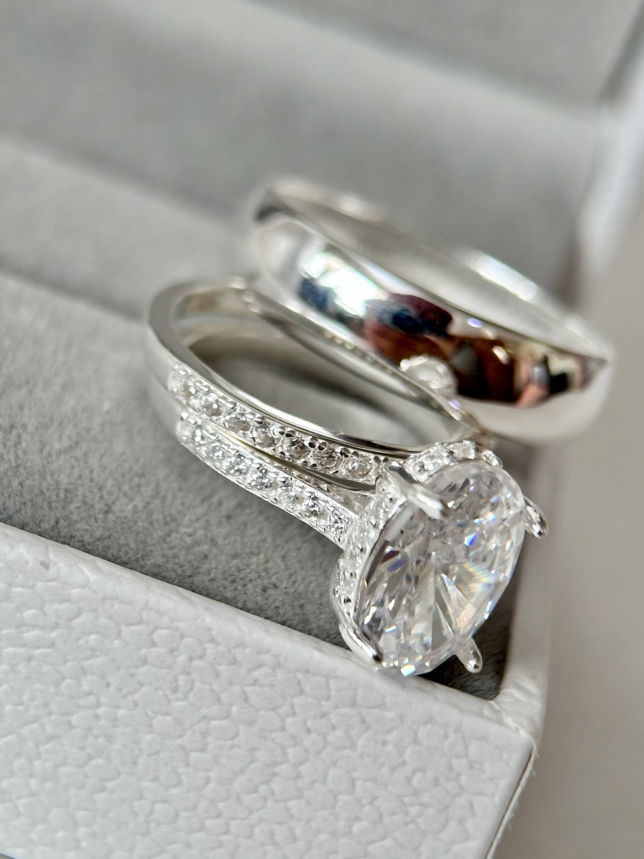 Anillos Trío De Boda