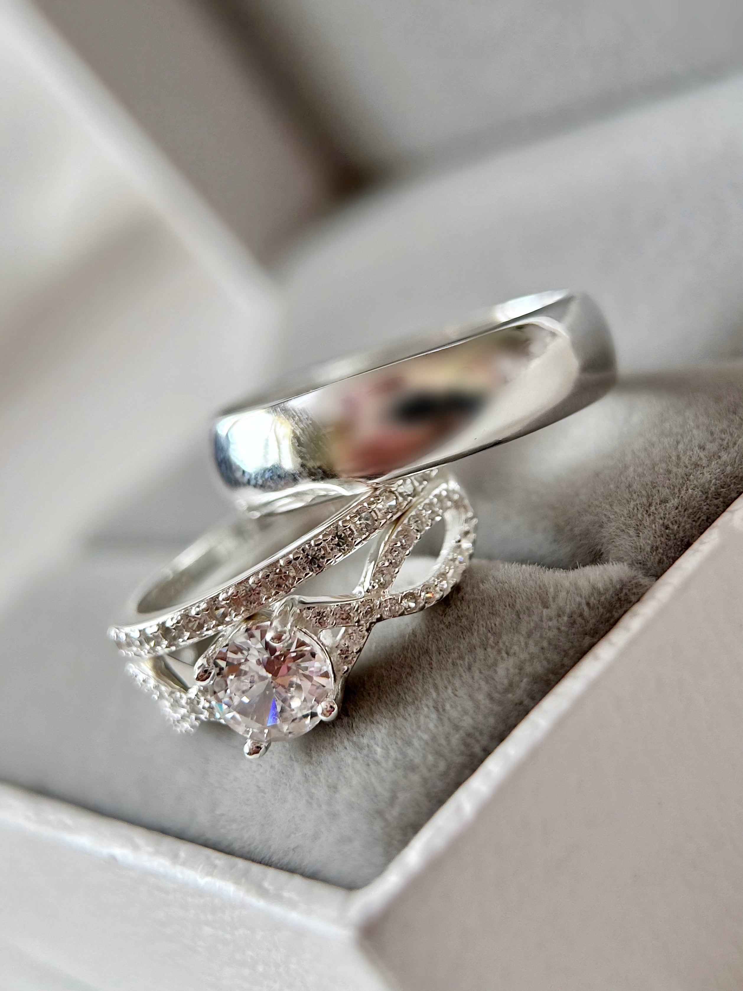 Anillos Trío De Boda