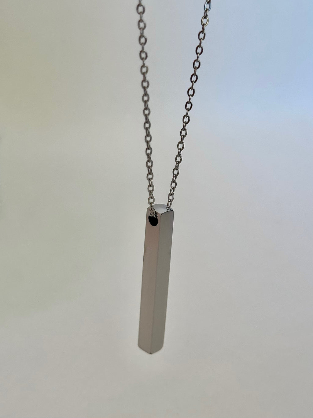 Collar Grabable Cilindro 3D, Acero Inoxidable
