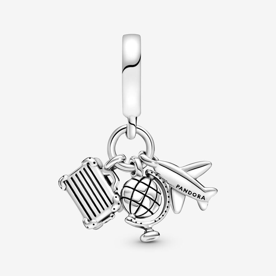 Charm Colgante Avion, Globo y Maleta