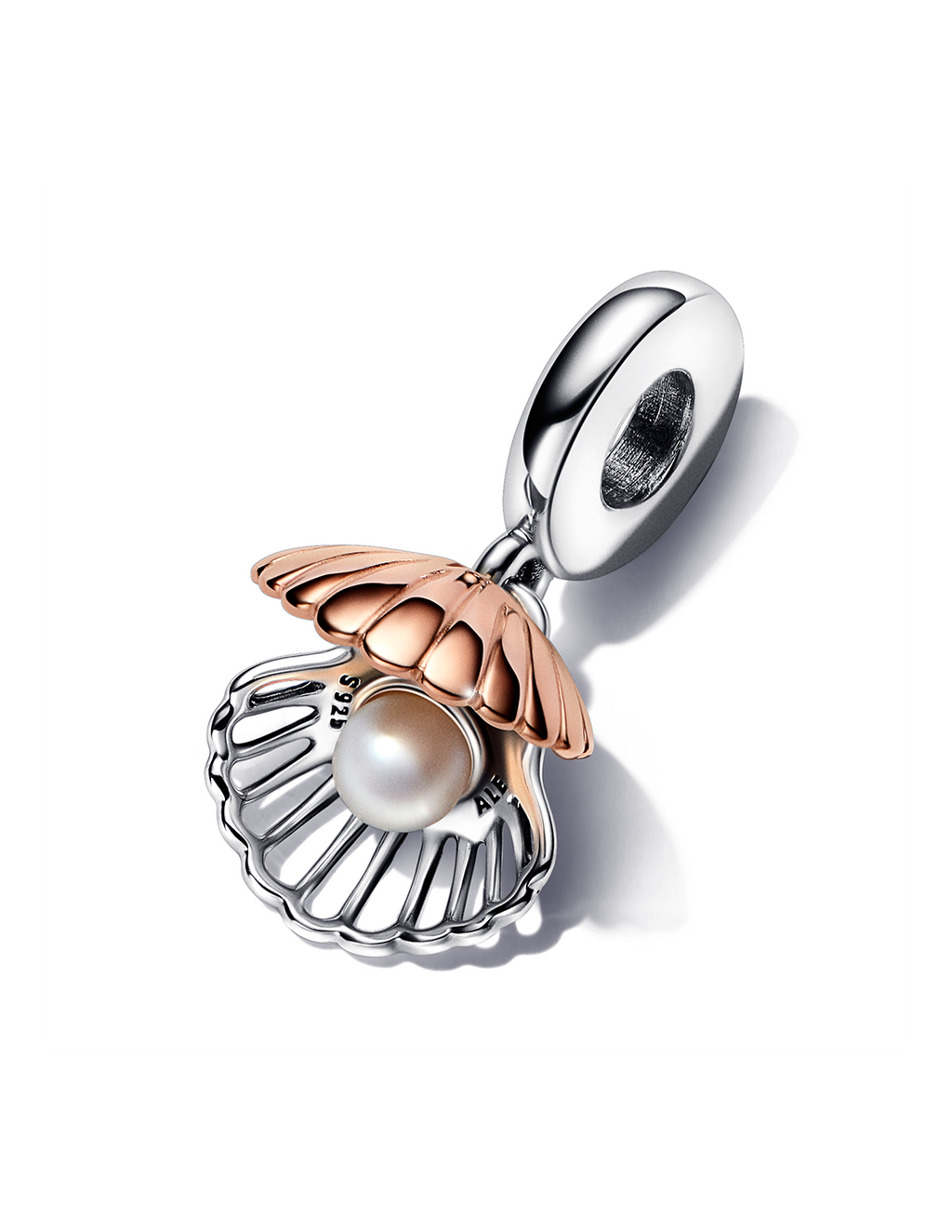 Charm Colgante Concha De Mar Y Perla