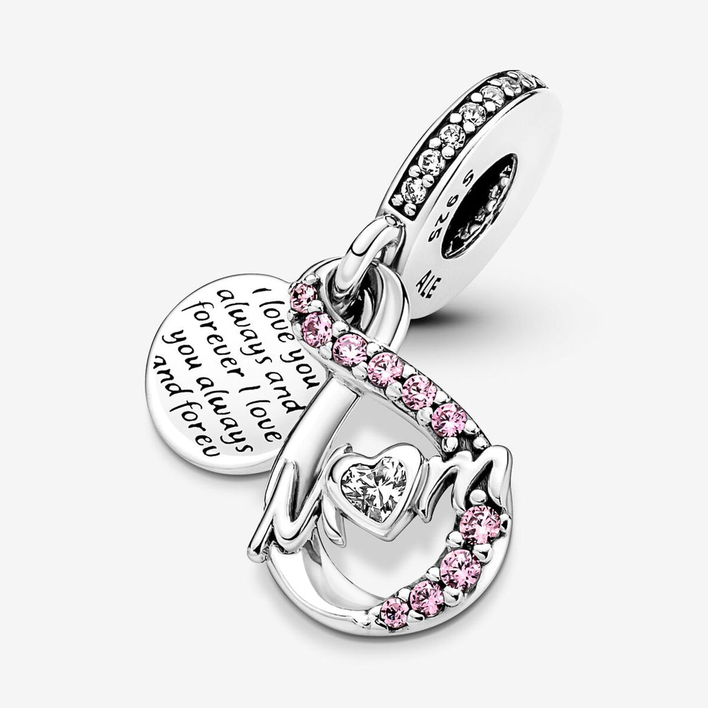 Charm Colgante Doble Mama Infinito