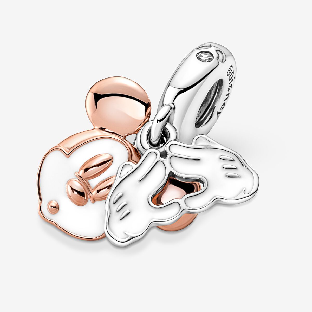 Charm Colgante Doble Mickey Mouse De Disney