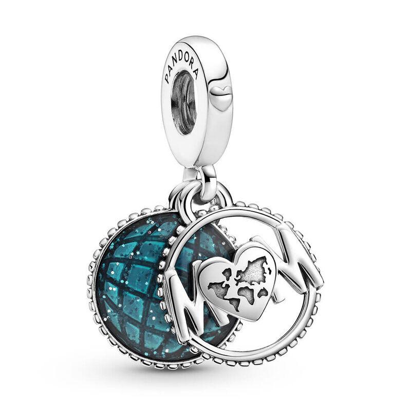 Charm Colgante Globo Brillante Mama