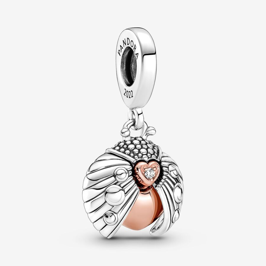 Charm Colgante Mariquita y Corazon Pandora Club 2022