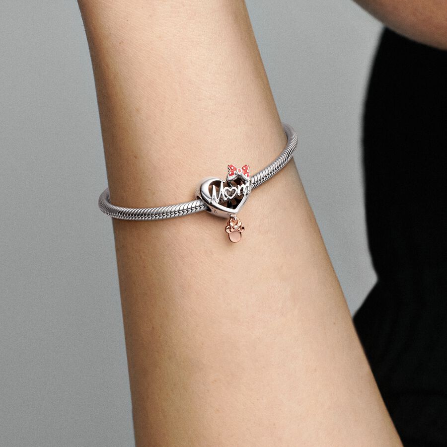 Charm Corazon Mama Minnie Mause De Disney