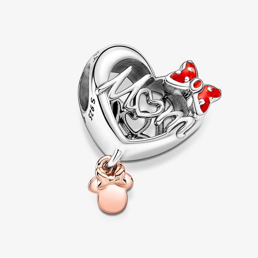 Charm Corazon Mama Minnie Mause De Disney