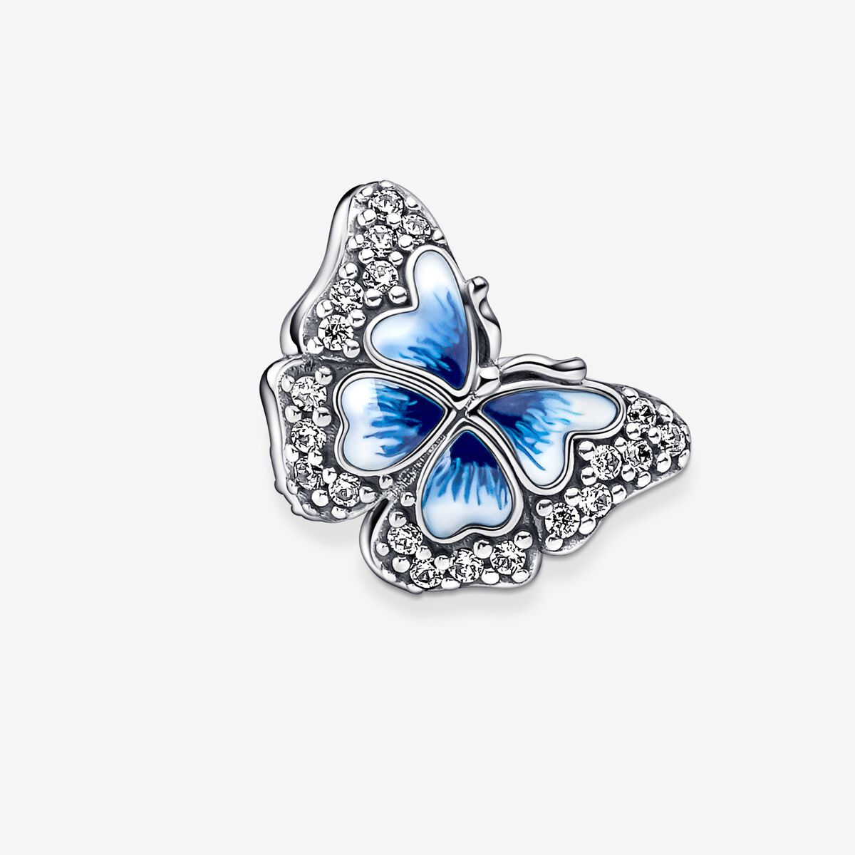 Charm Mariposa Azul Brillante