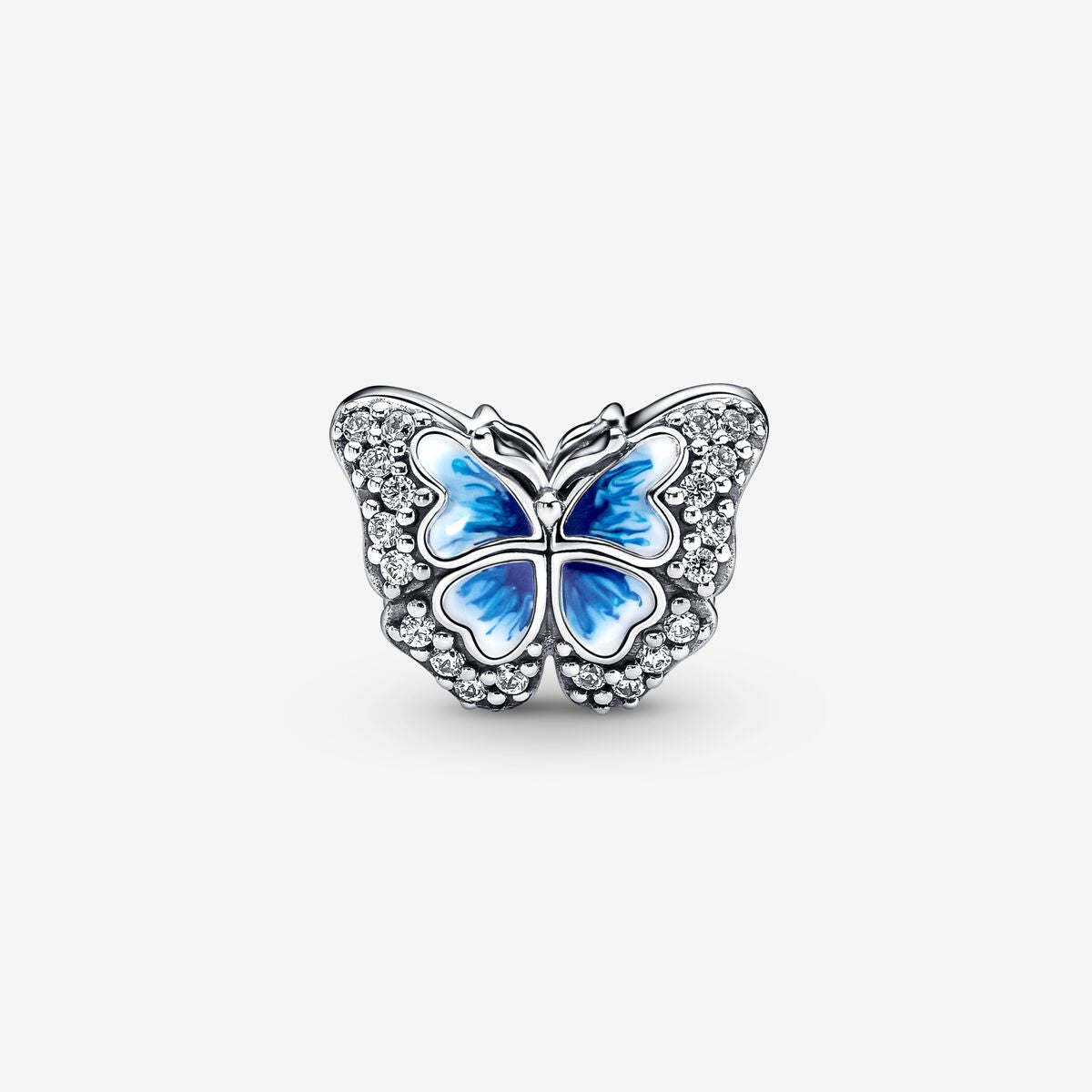 Charm Mariposa Azul Brillante