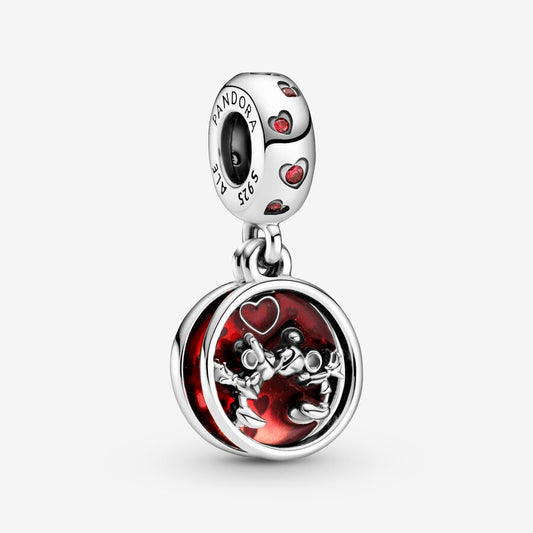 Charm Colgante Amor y Besos de Mickie y Minnie Disney