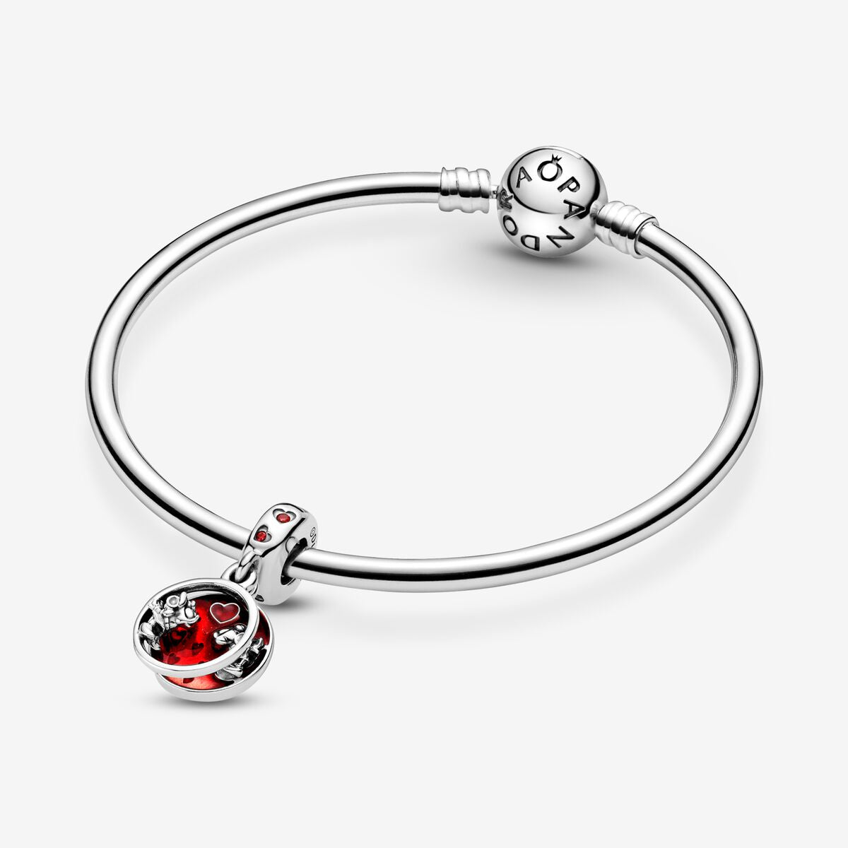 Charm Colgante Amor y Besos de Mickie y Minnie Disney