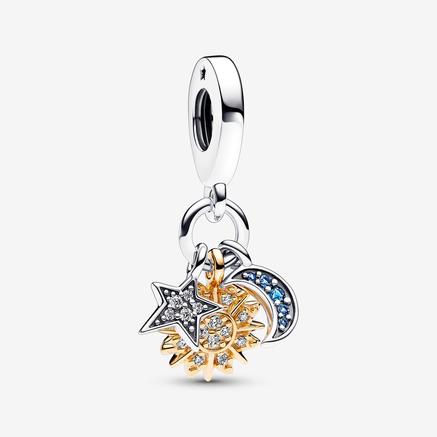 Charm Colgante Triple Celestial