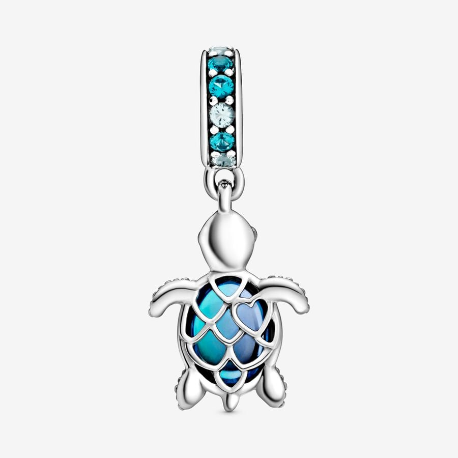 Charm Colgante Tortuga Azul