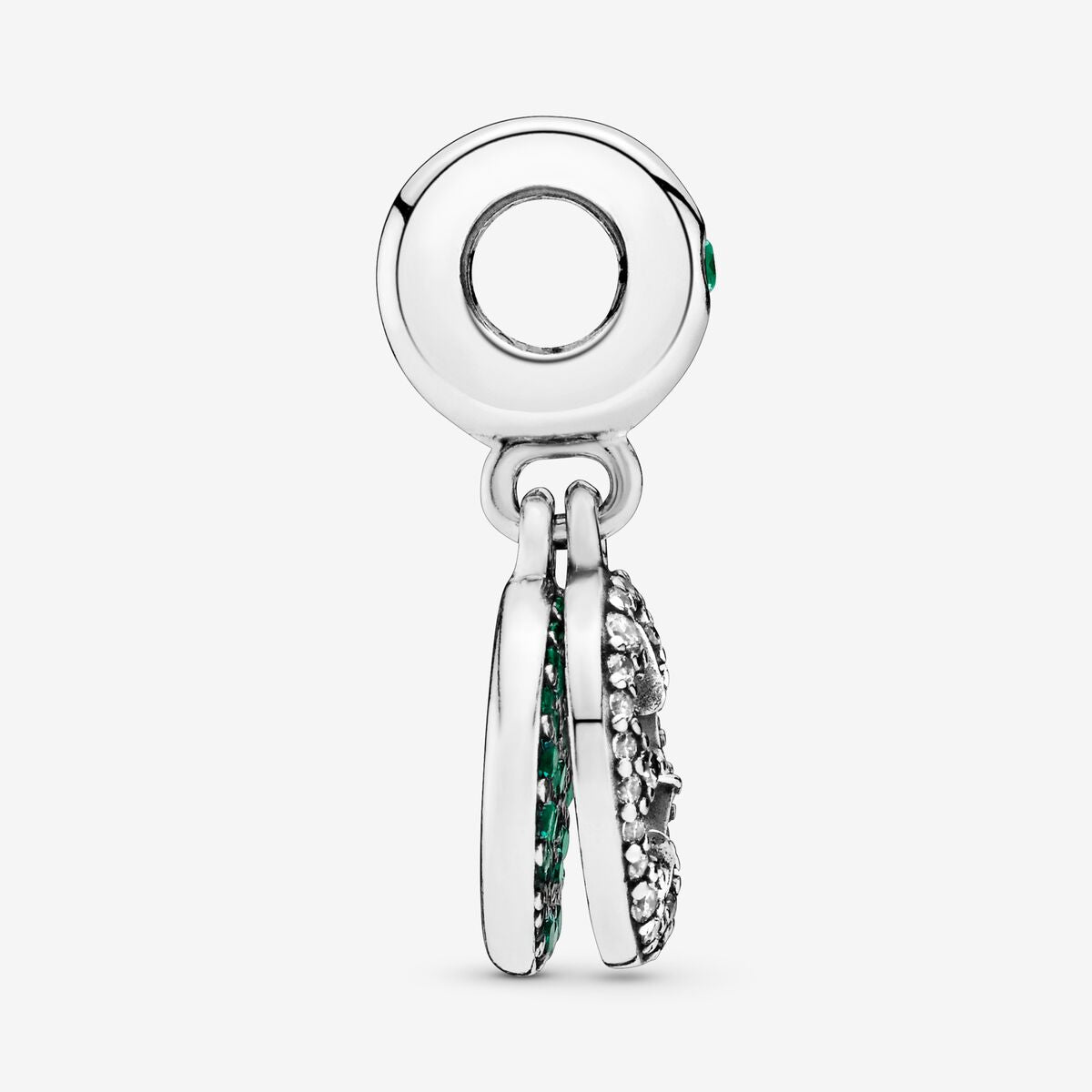 Charm Colgante Trebol Brillante