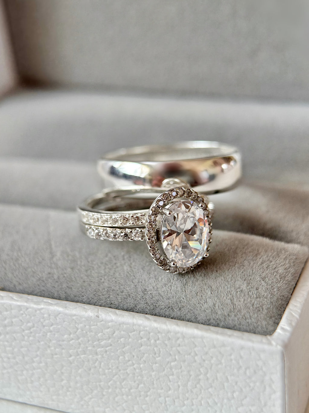 Anillos Trío De Boda
