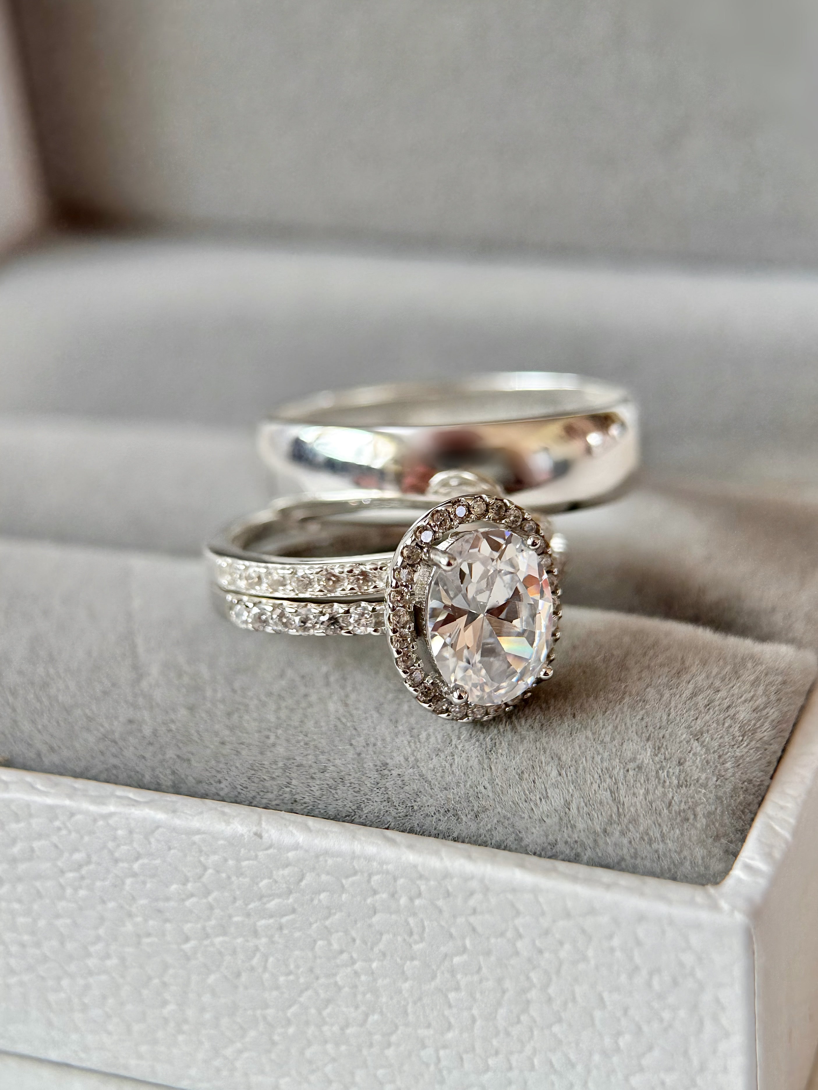 Anillos Trío De Boda