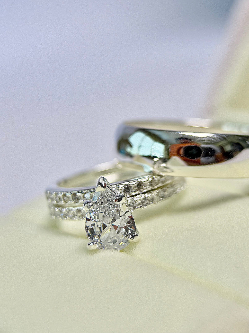 Anillos Trío De Boda