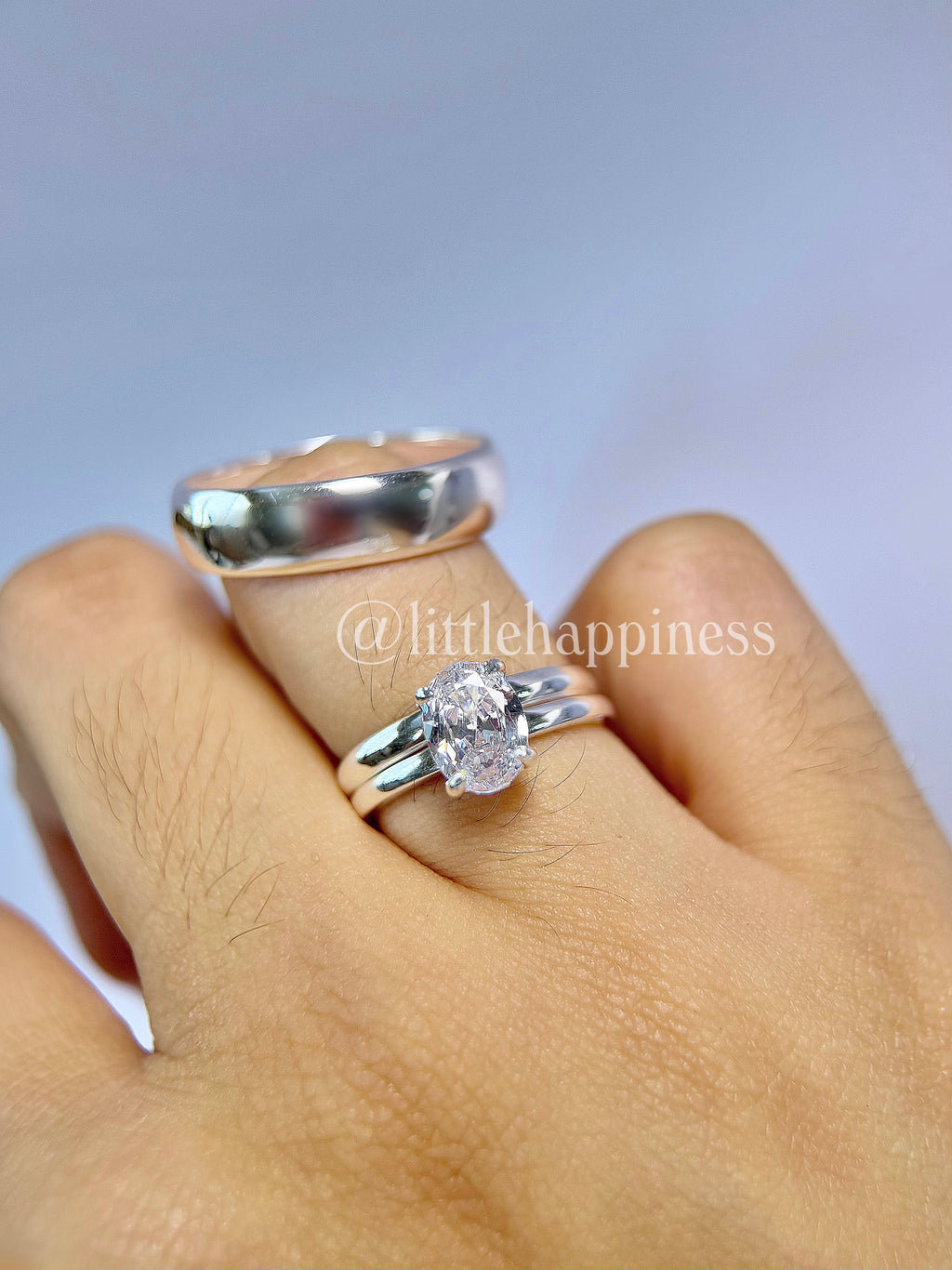 Anillos Trío De Boda