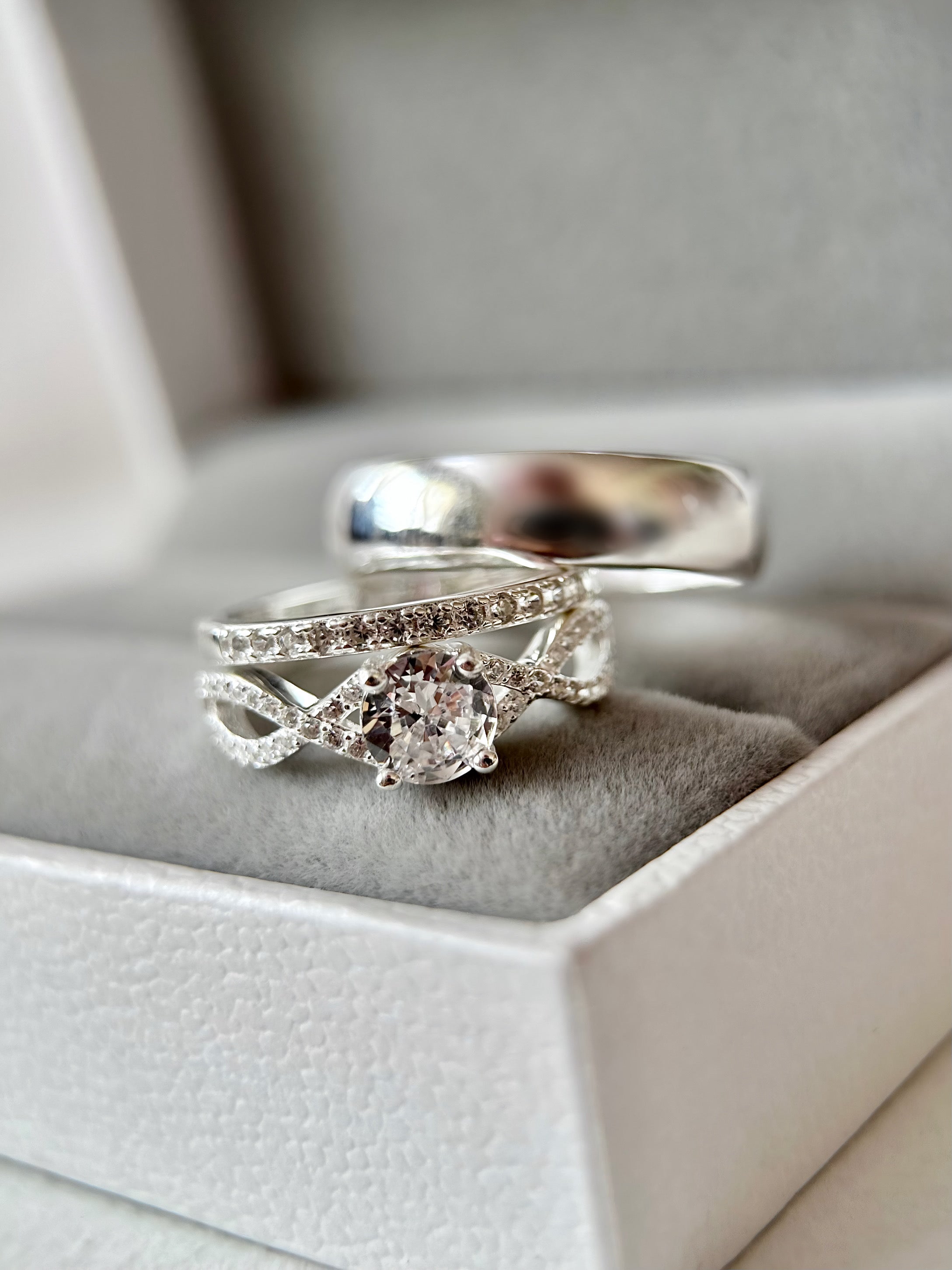 Anillos Trío De Boda