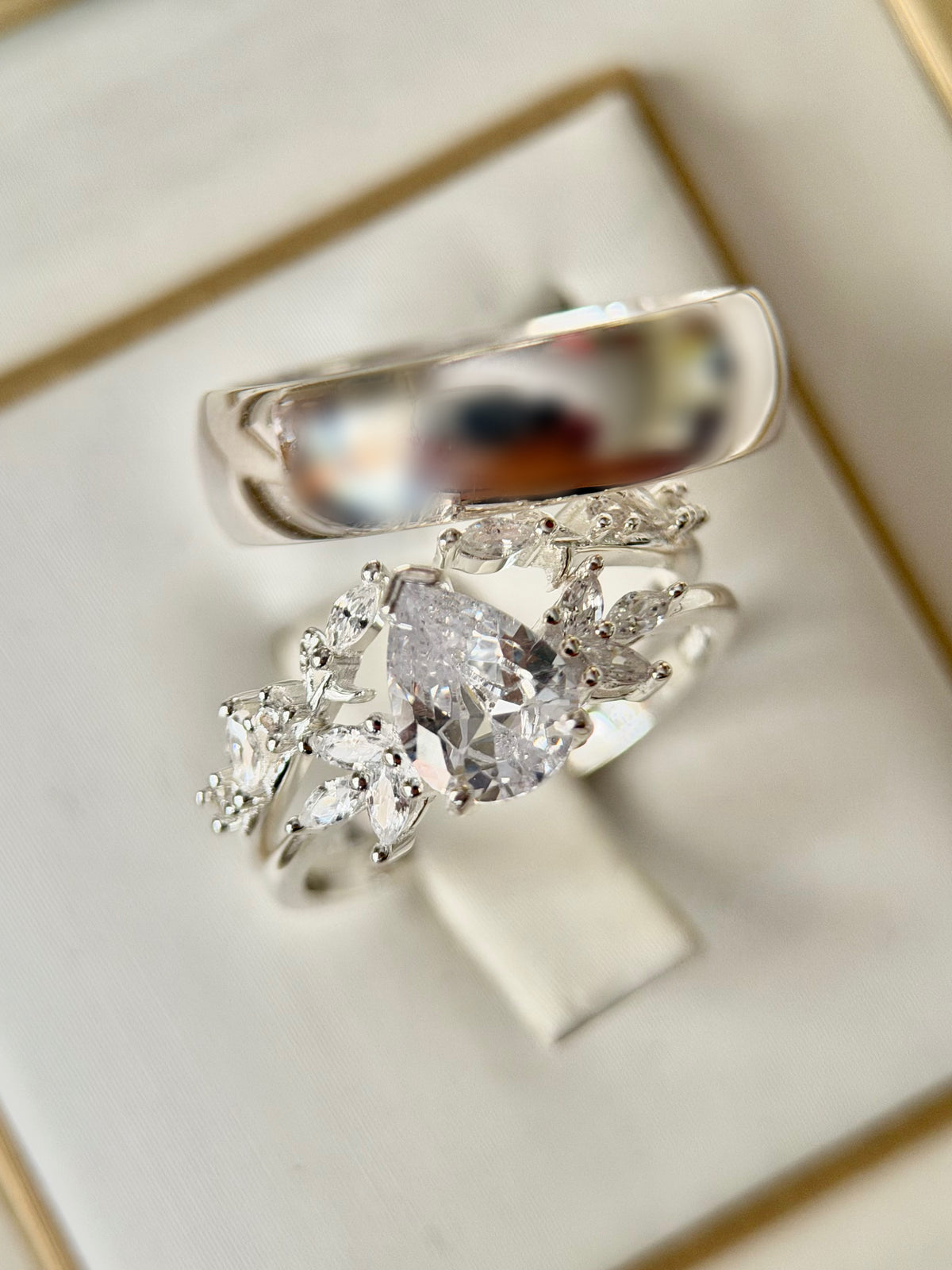 Anillos Trio de Boda