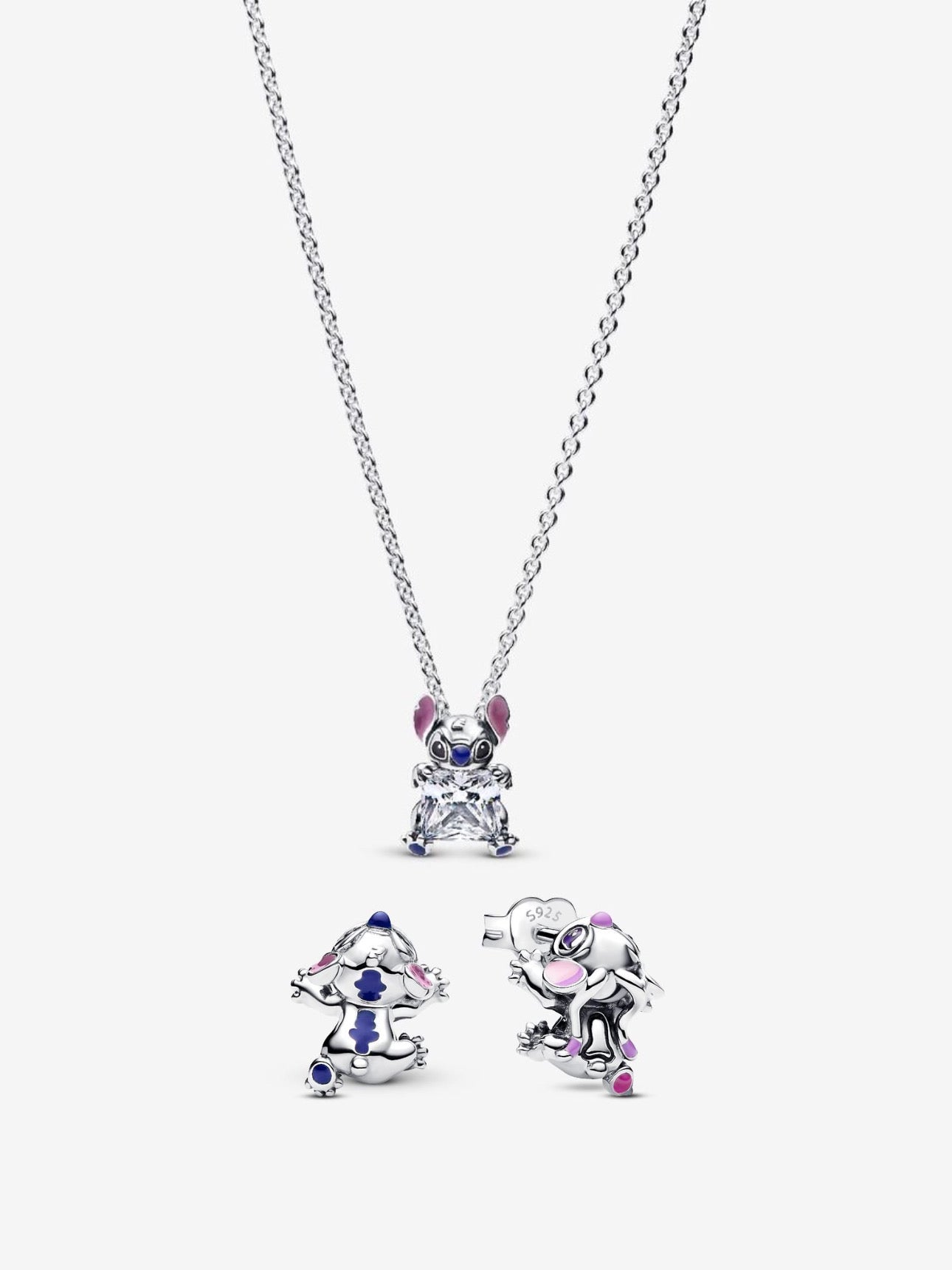 Conjunto Collar y Aretes Stitch