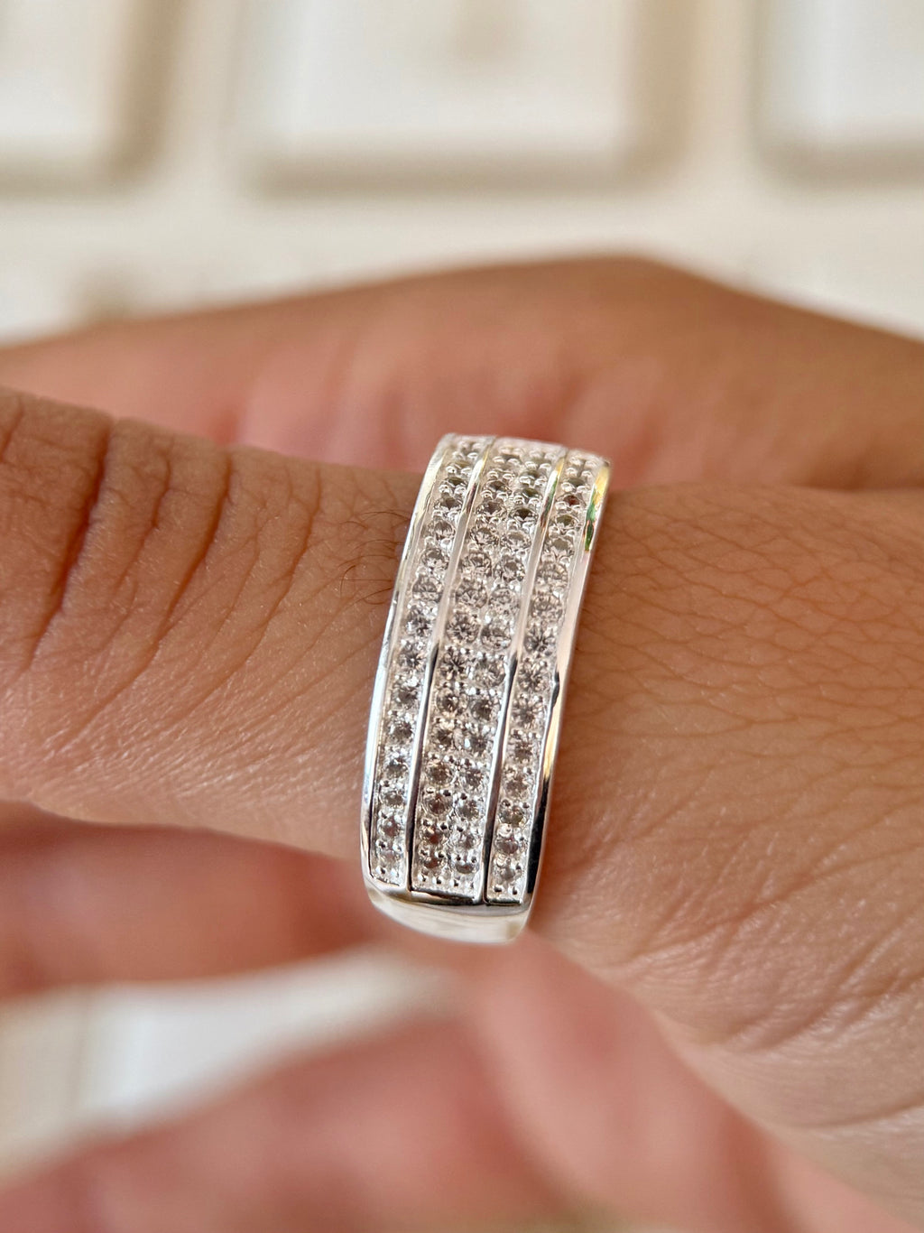 Anillo Brillante Para Hombre
