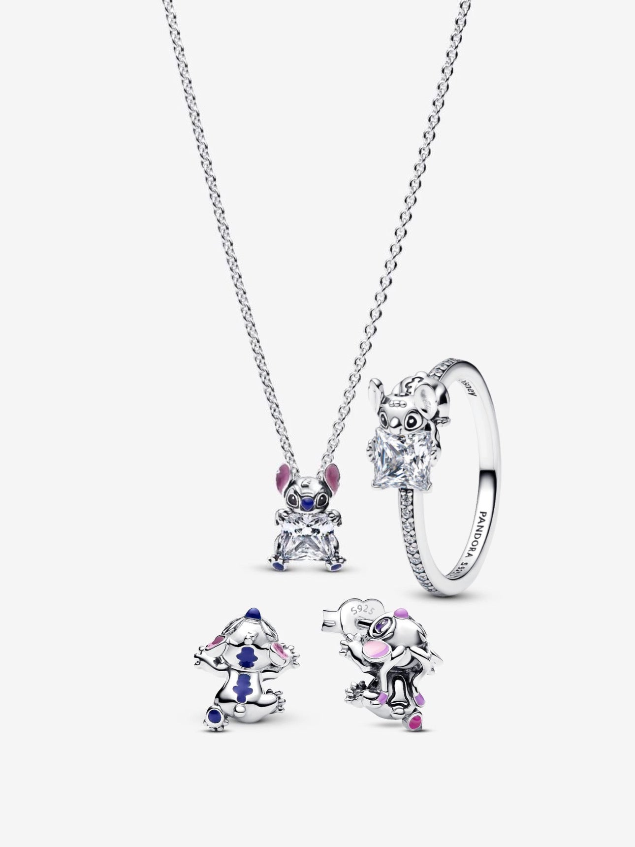 Conjunto Collar + Aretes + Anillo Stitch