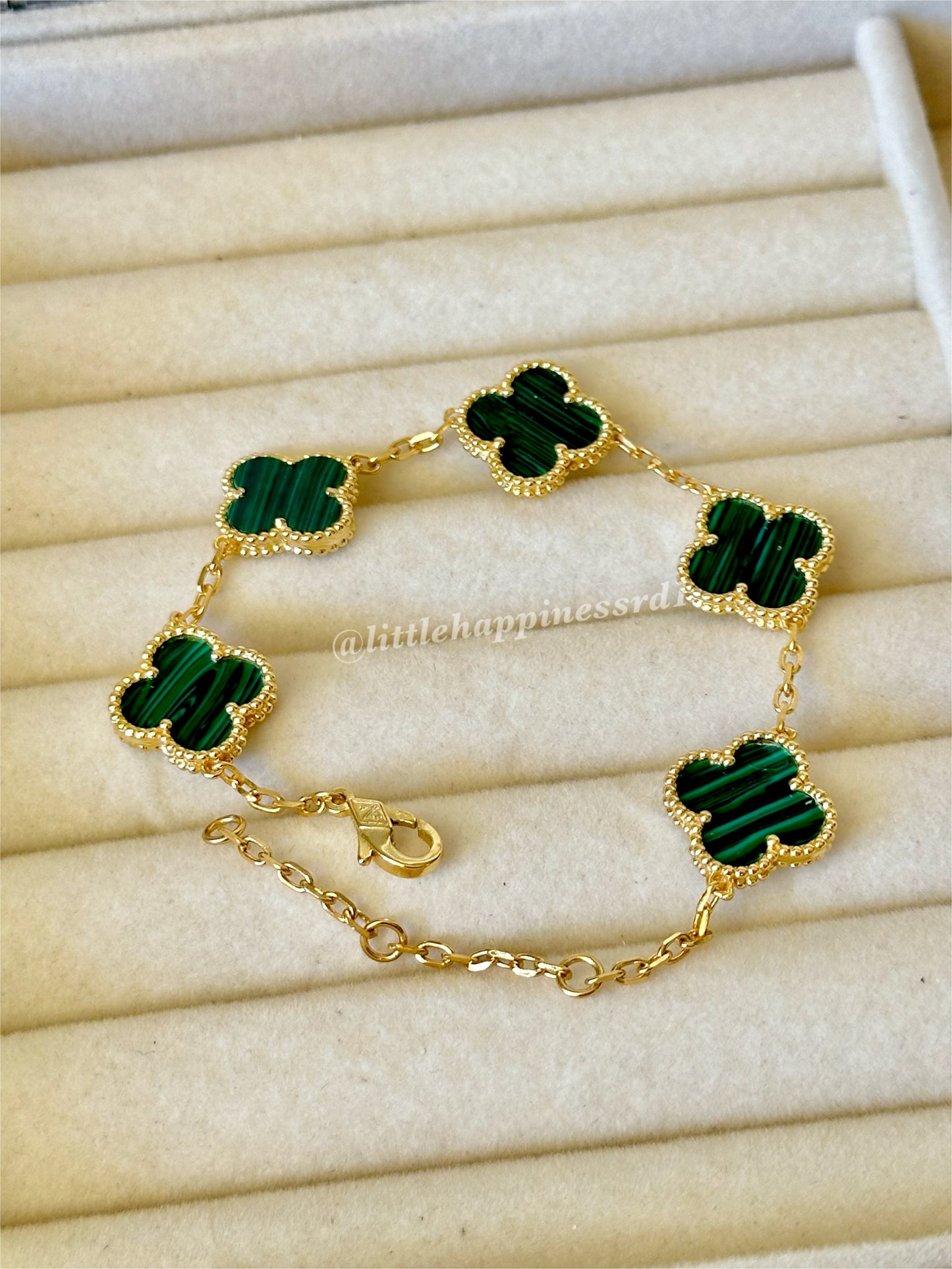 Pulsera Tréboles Verde