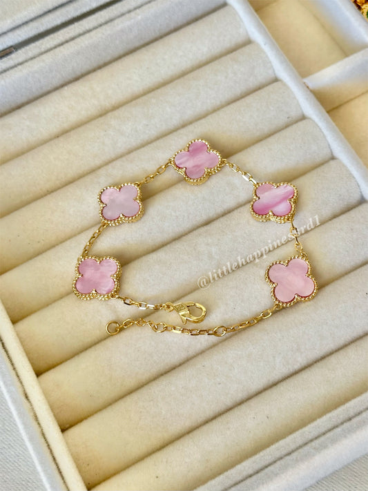 Pulsera Tréboles Rosa