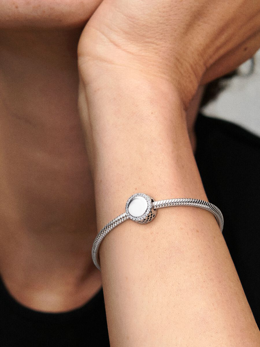 Charm Grabable Redondo con Piedras