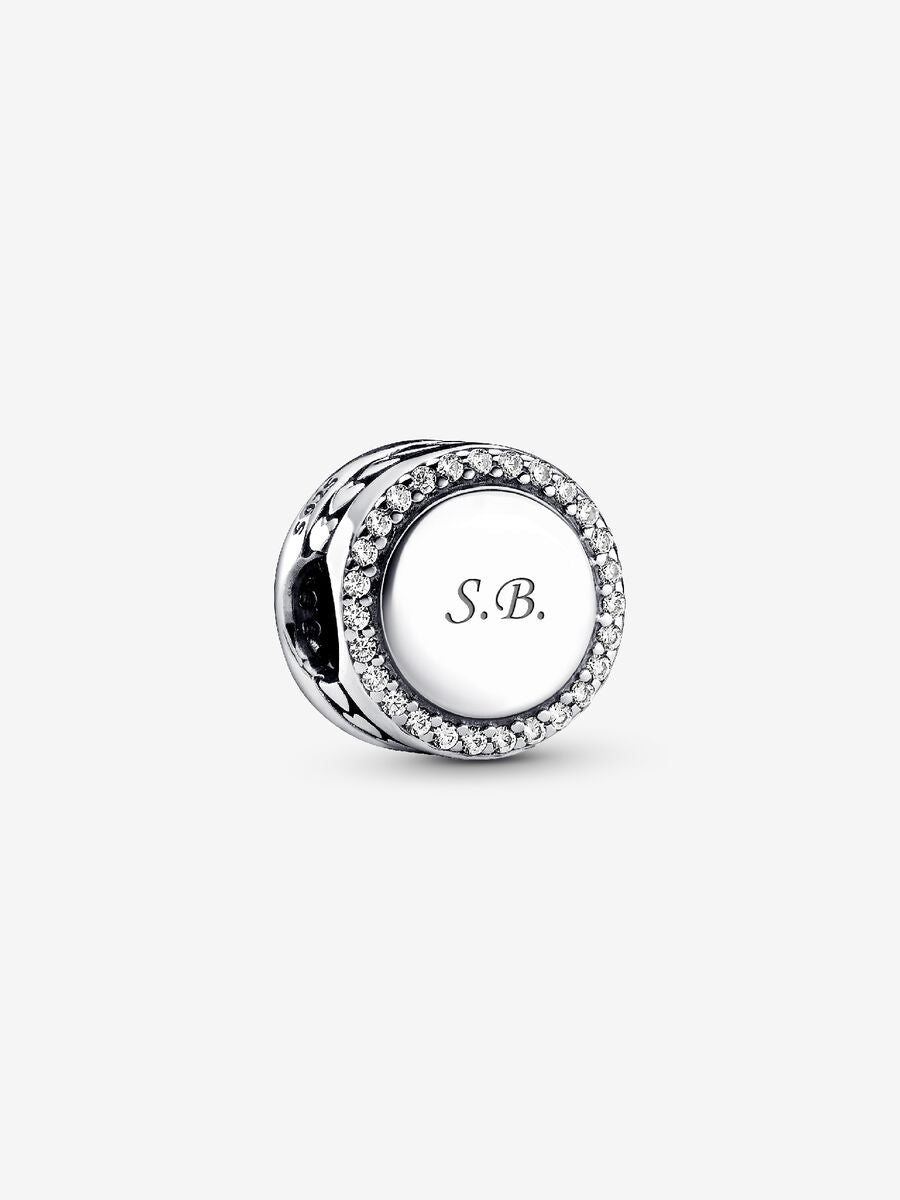 Charm Grabable Redondo con Piedras