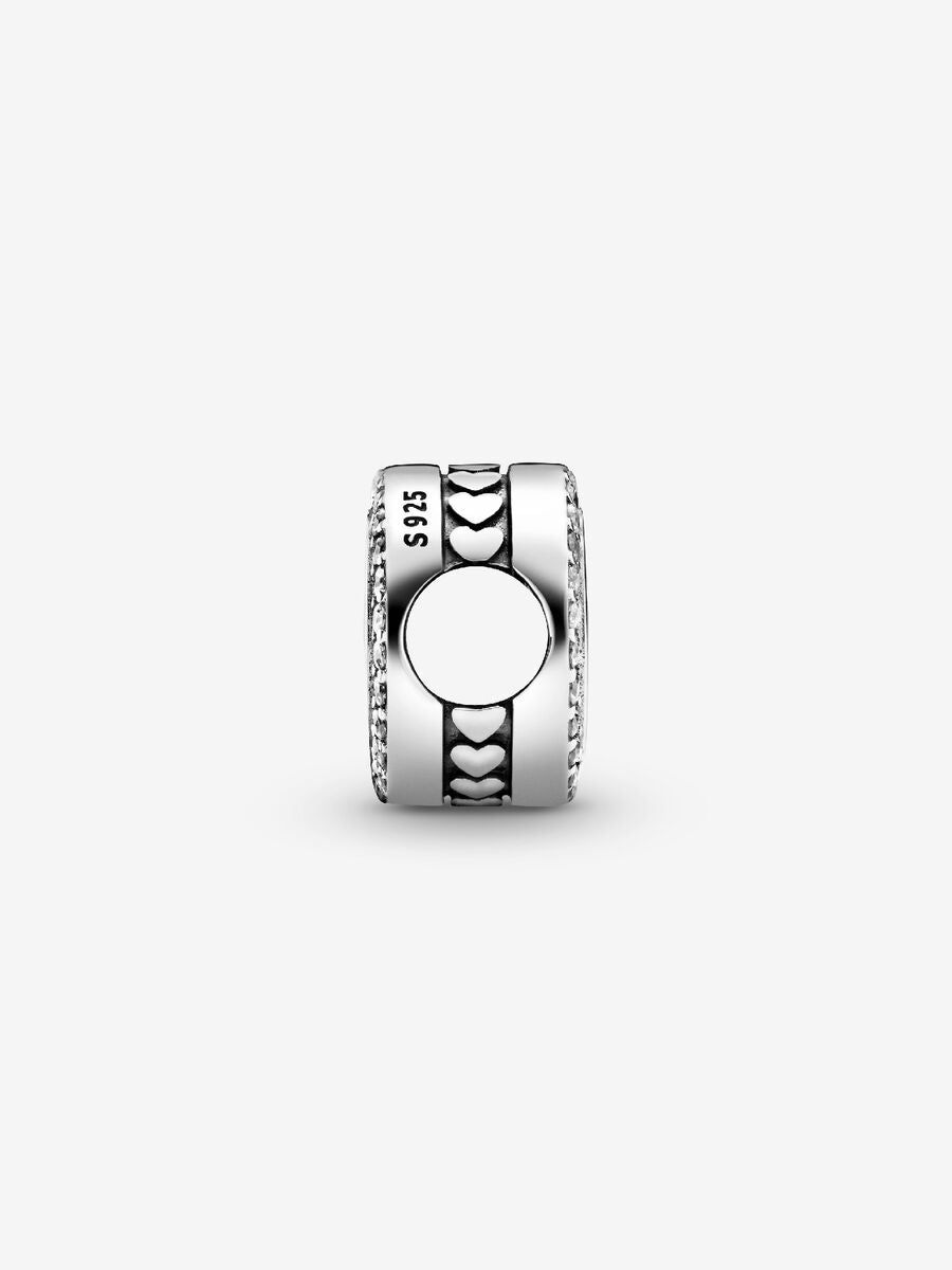 Charm Grabable Redondo con Piedras
