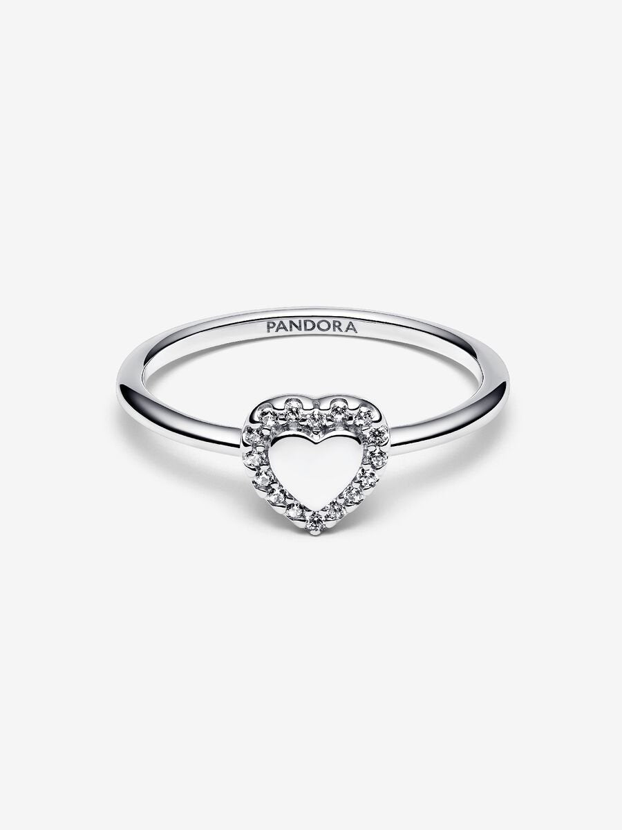 Anillo Halo y Corazón Grabable