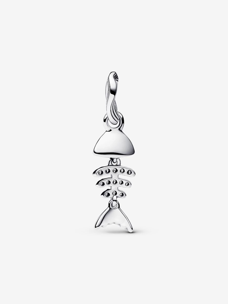 Charm Colgante Espina Pez Color Turquesa