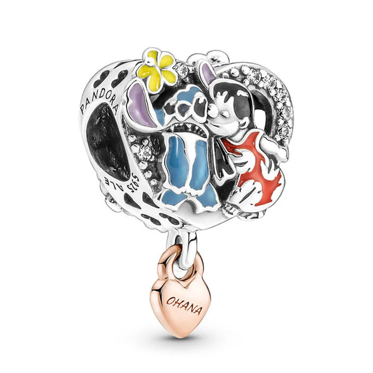 Charm Corazón Lilo & Stitch