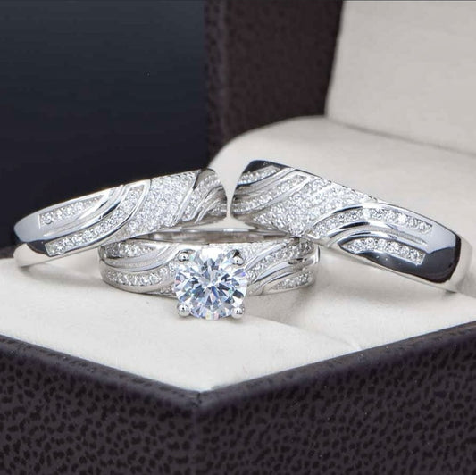 Anillos Trío de Boda